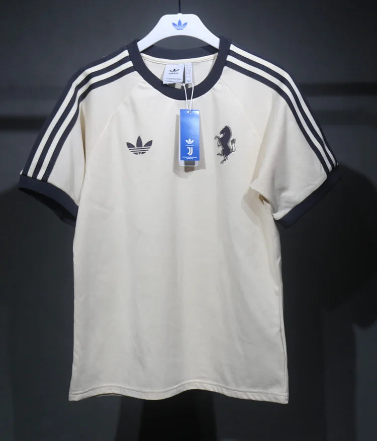 Juventus Trefoil Vintage Cotton T-Shirt