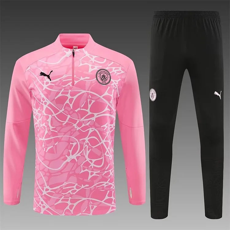 2024/25 Manchester City pink long sleeve training kit