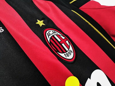 2006/07 AC Milan Home Long Sleeve Retro Shirt