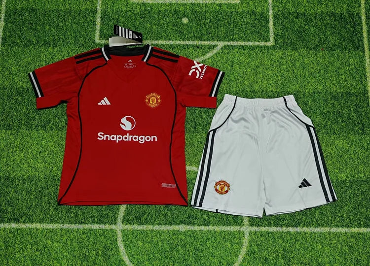 25/26 Manchester United Home Kidswear