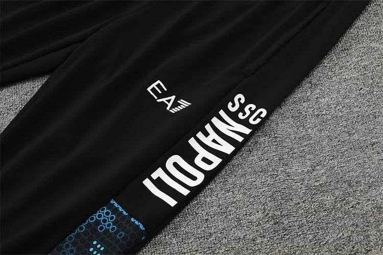 2024/25 Napoli black long sleeve training kit.