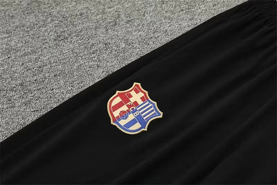 2024/25 Barcelona Black and Gold Long Sleeve Training Kit -