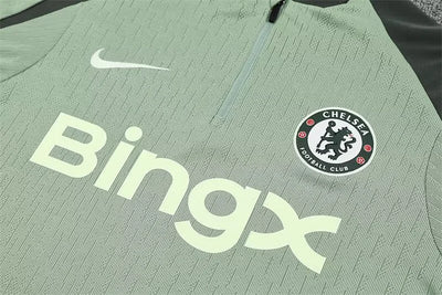 25/26 Chelsea light green long sleeve training suit