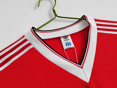 1983 Manchester United Home Long Sleeve Retro Jersey