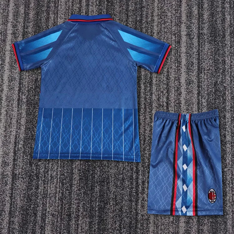 1995/96 Ac Milan Away Retro - Kids Kit