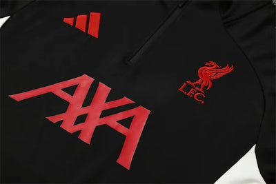25/26 Liverpool Long-sleeved black training suit-