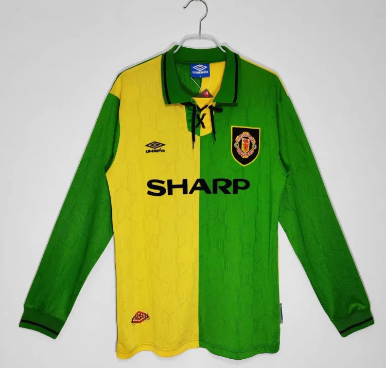 1992/93 Manchester United Second Away Long Sleeve Retro Shirt