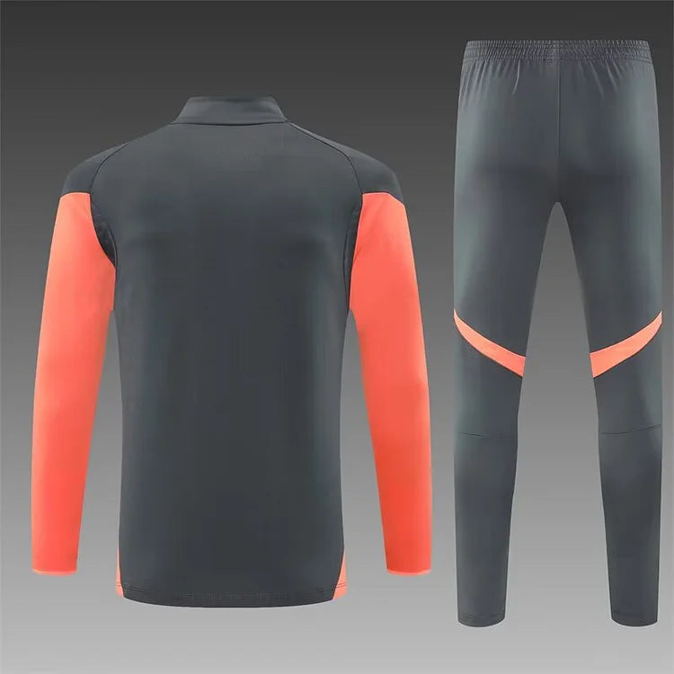 25/26 Bayern dark grey long sleeve training suit -