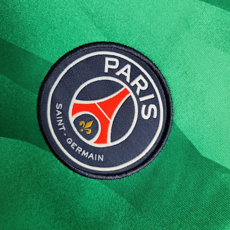 2023/24 Long Sleeve Psg Paris Saint-Germain Goalkeeper Green Football Shirt