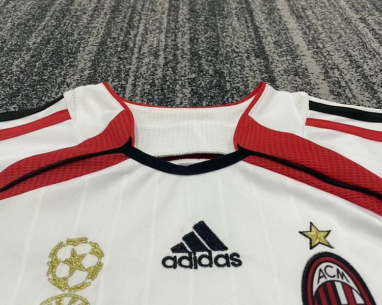 2006/07 Ac Milan Away Retro - Kids Kit