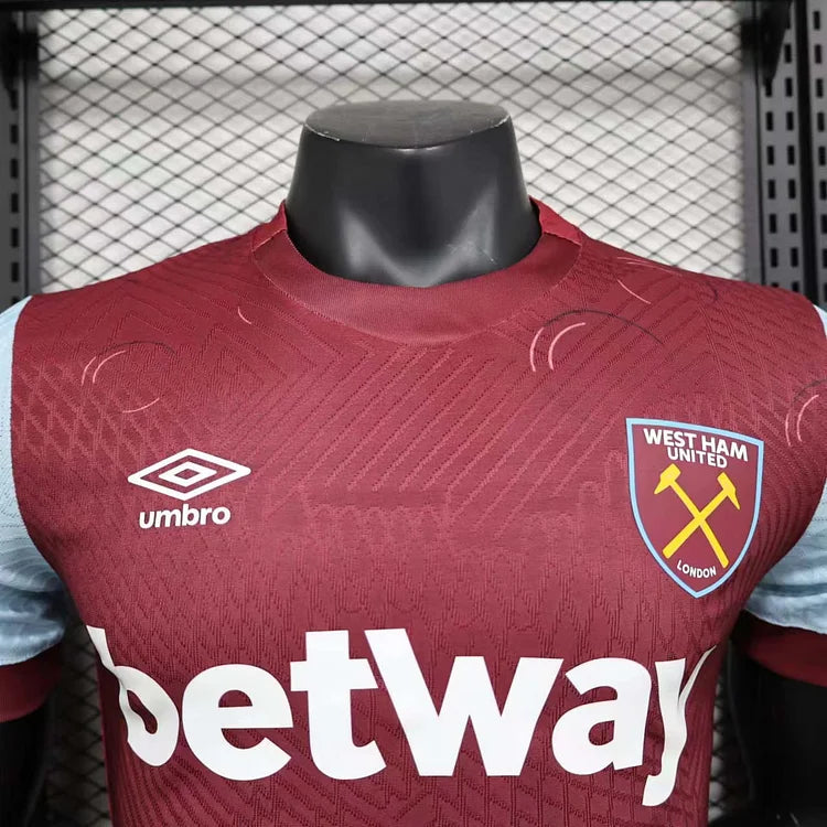 2023/2024 Player Version West Ham United Home Football Shirt