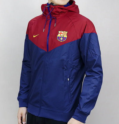 2024/25 Barcelona red and blue windbreaker.