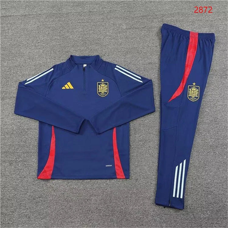 2024/25 Spain Long Sleeve Half Zip Training Kit