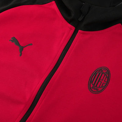2024/25 AC Milan Red Hoodie Windbreaker Set