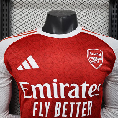 2025/2026 Arsenal Home Long Sleeve Player Edition