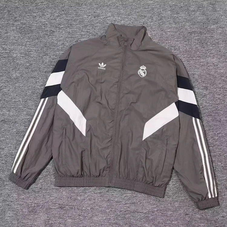 2024/25 Real Madrid Vintage Grey Jacket