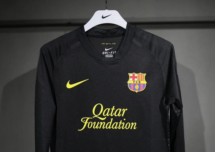 2011/12 Barcelona Away Long Sleeve - Player Edition