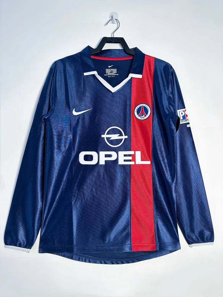 2001/02 Paris Saint-Germain Home Retro Long Sleeve Jersey