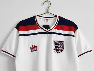 1982 England home white retro jersey