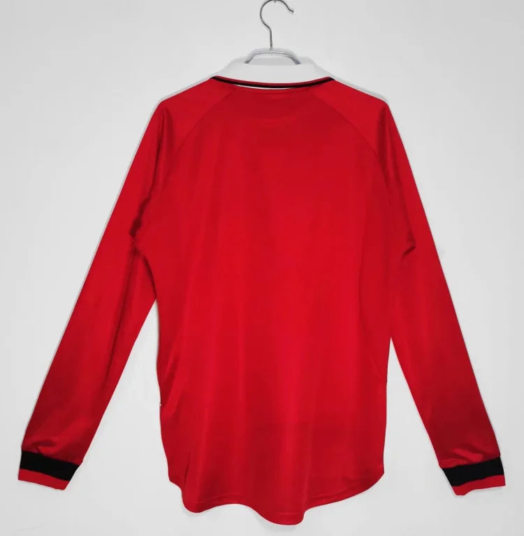 1999/00 Manchester United Champions League Home Long Sleeve Shirt