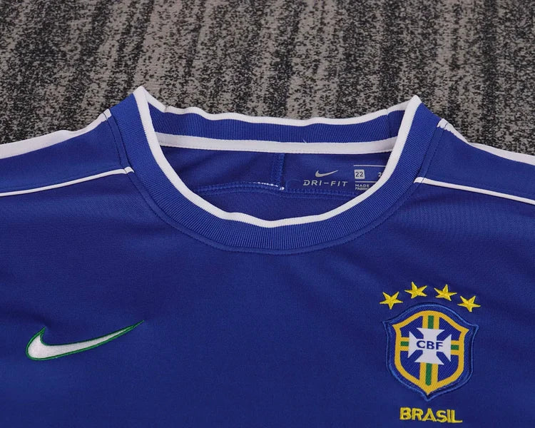 1998 Brazil Away Retro - Kids Kit