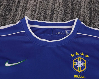 1998 Brazil Away Retro - Kids Kit