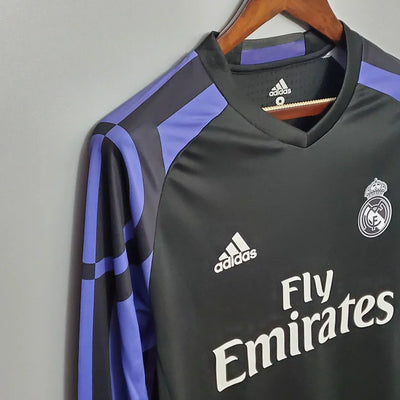 2016/17 Real Madrid Second Away Long Sleeve Jersey