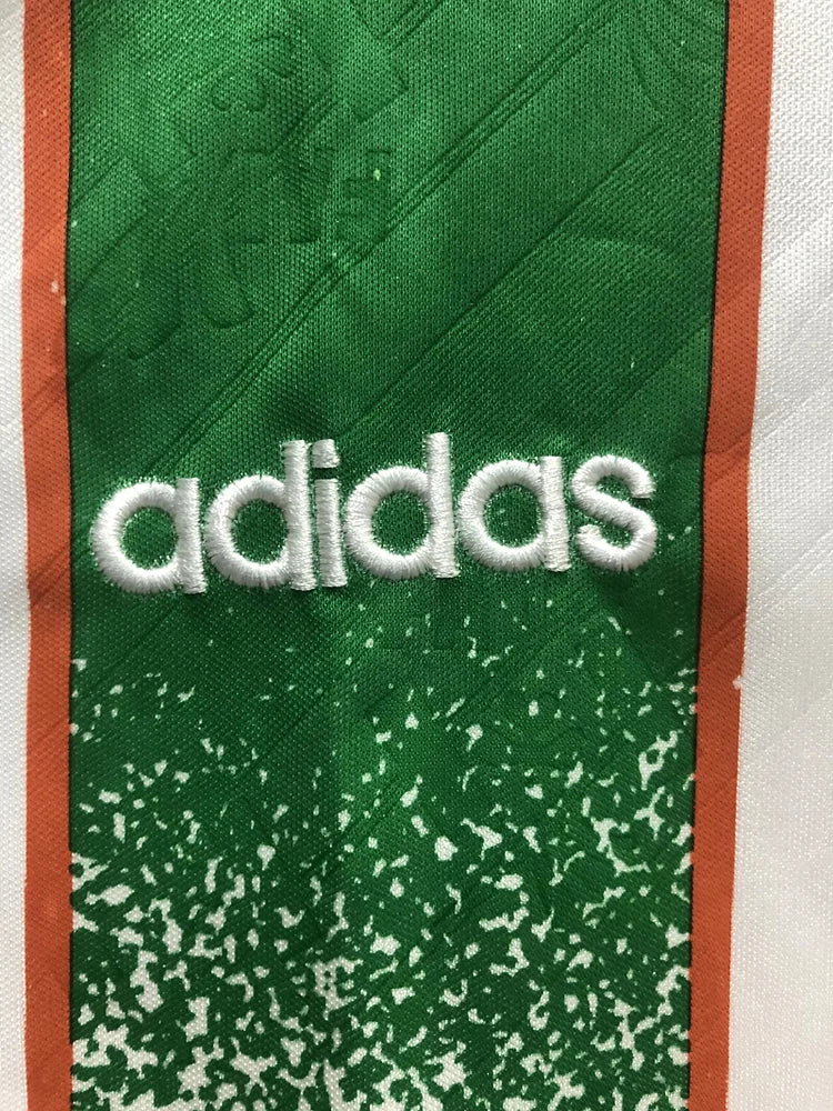 1994 vintage Ireland away jersey with advertising
