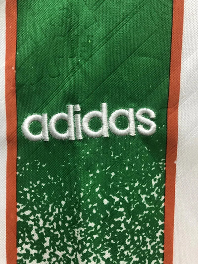 1994 vintage Ireland away jersey with advertising