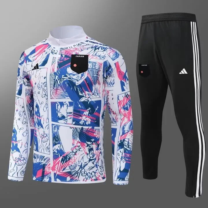 2024/25 Japanese half-zip long-sleeved training suit