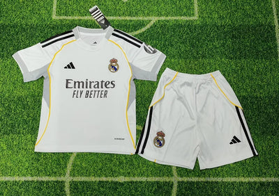 2025/2026 Real Madrid Home Kidswear