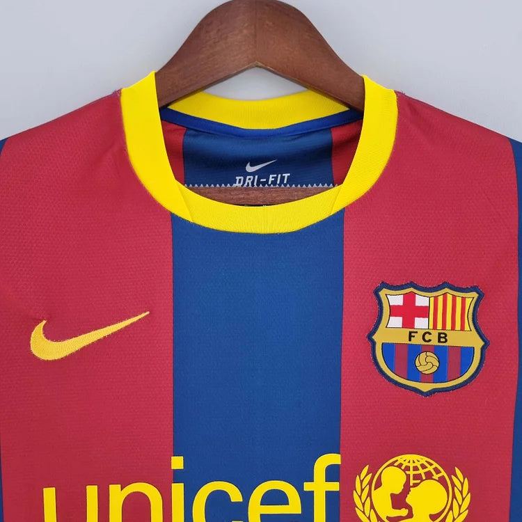 2010/11 Barcelona Home Long Sleeve Shirt -