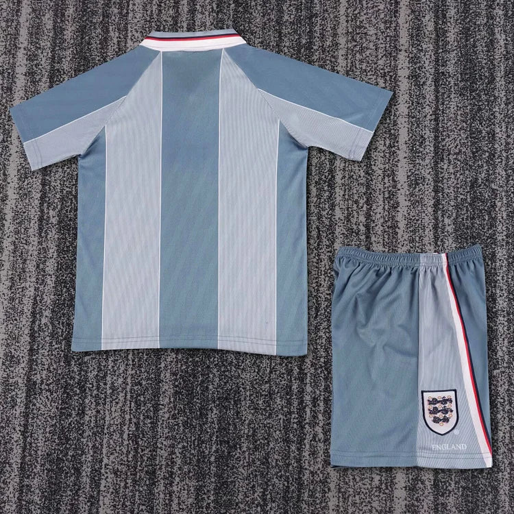 1996 England Away Retro - Kids Kit
