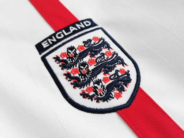 2002 England Home Long Sleeve Retro Jersey