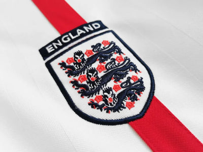 2002 England Home Long Sleeve Retro Jersey