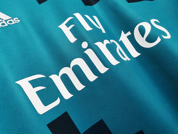 2017/18 Real Madrid Second Away Long Sleeve Jersey