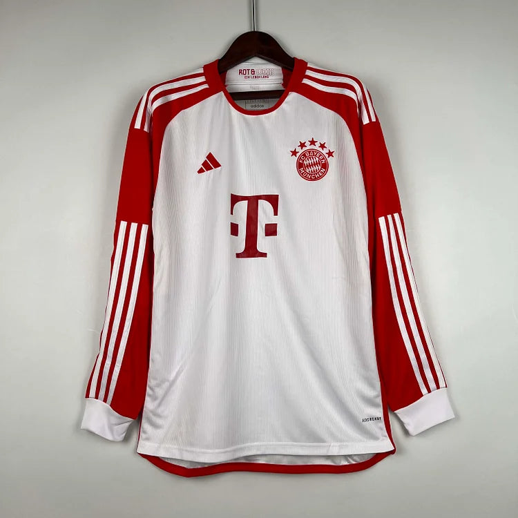2023/24 Bayern Munich Home Long Sleeve Shirt