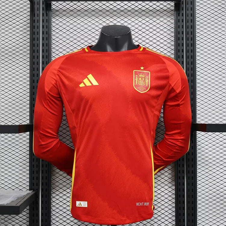 2024/25 Spain Home Long Sleeve - Player Version