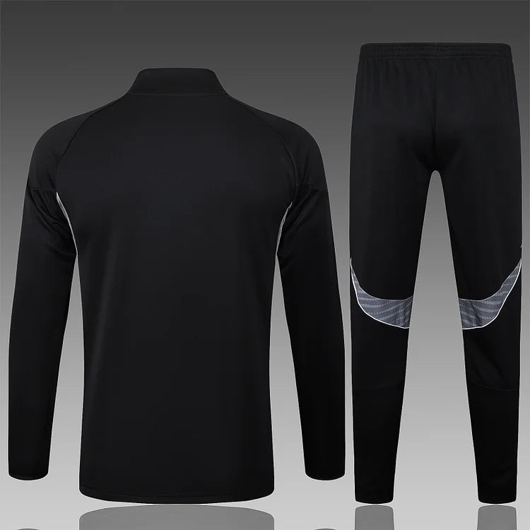 2025/26 Miami Black Long Zip Long Sleeve Tracksuit
