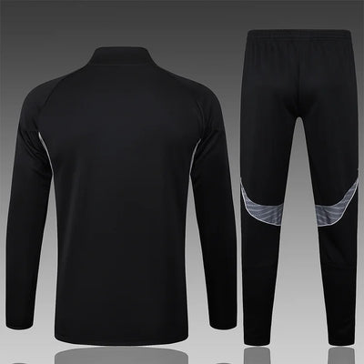 2025/26 Miami Black Long Zip Long Sleeve Tracksuit