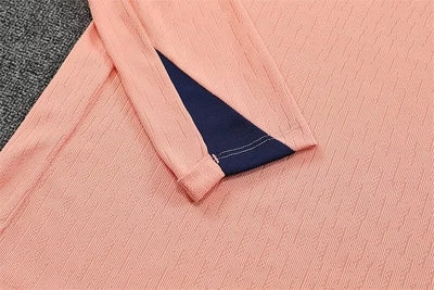 25/26 Chelsea light pink long-sleeved training suit