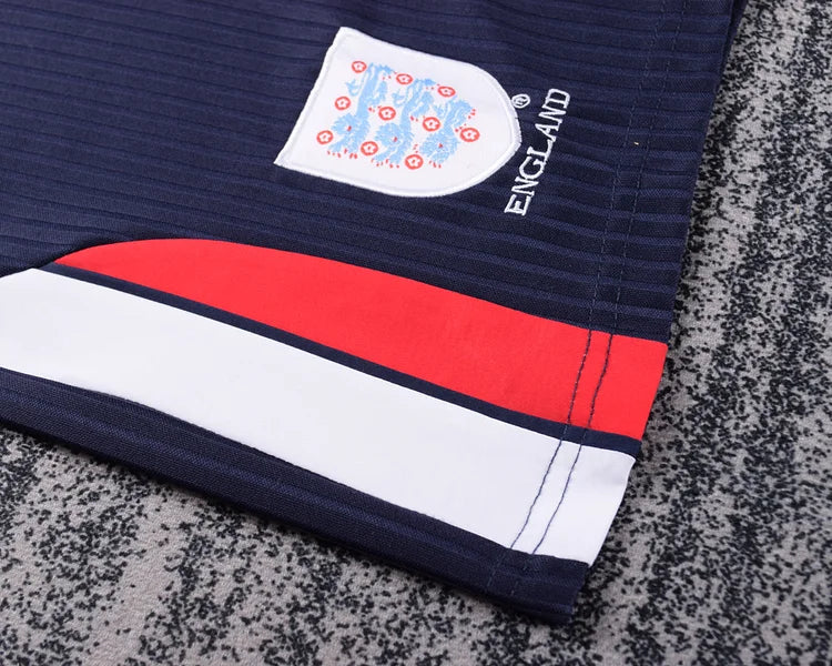 1998 England Retro Home Shirt - Kids Kit