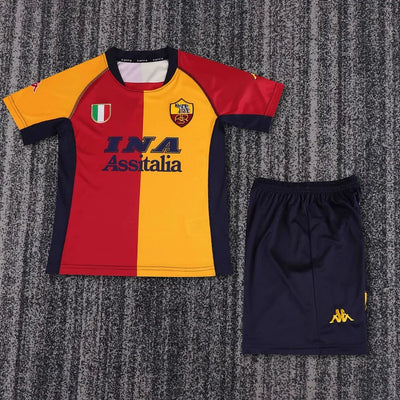 2000/01 Roma Home Shirt - Kids