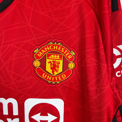 2023/24 Manchester United Home Long Sleeve Shirt -