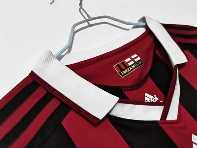 2009/10 AC Milan Home Long Sleeve Retro Shirt