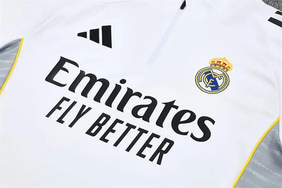 2025/2026 Real Madrid Half-Pulled Training Suit