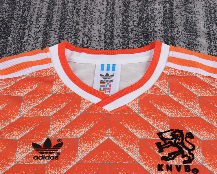 1988 Netherlands Retro Home Shirt - Kids