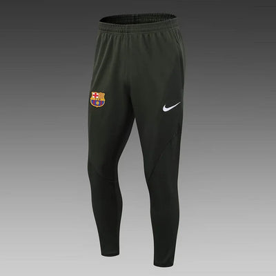 2023/24 Barcelona Half-Pull Training Suit Grey Jersey Set