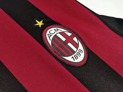 2009/10 AC Milan Home Long Sleeve Retro Shirt