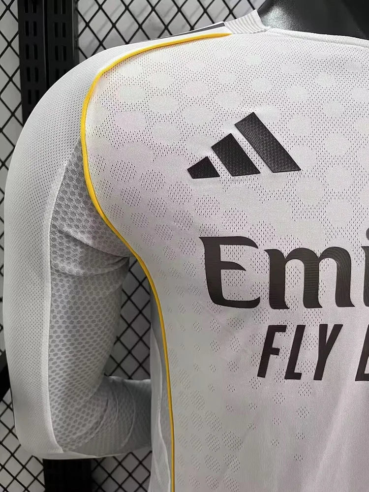 25/26 Real Madrid Home Long Sleeve Player Edition
